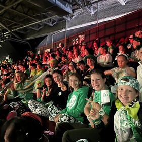 nos élèves à la célébration du 25 septembre à la place TD